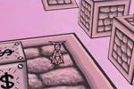 3D空間で走るゲームボーイみたいなアクションゲーム 3D Pink Rabbit