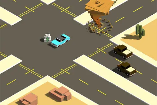 逃げるほど警察が増えるカーチェイスゲーム【エスケープロード3】の画像