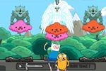 アドベンチャータイムの世界で色合わせ防衛シューティング Adventure Time Sound Castle