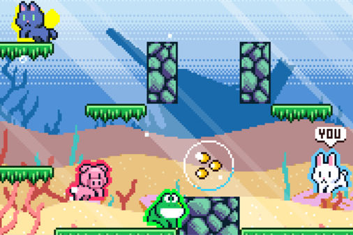 スマブラ風の踏み付けバトルゲーム【アニマルアリーナ】ANIMAL ARENAの画像