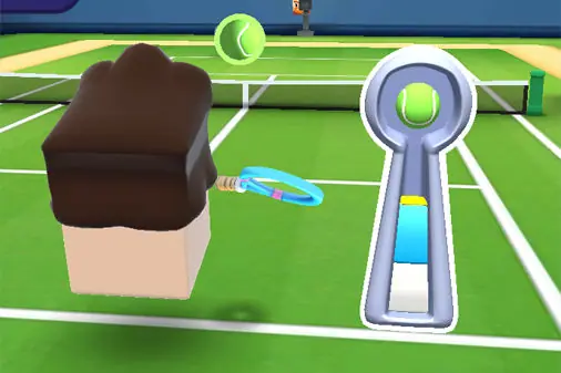 シングル対決のテニスゲーム【アーケードテニス（Arcade Tennis）】の画像