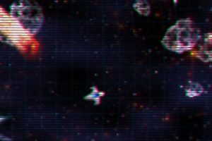 宇宙空間で戦うSF固定画面のシューティングゲーム AsteroidX