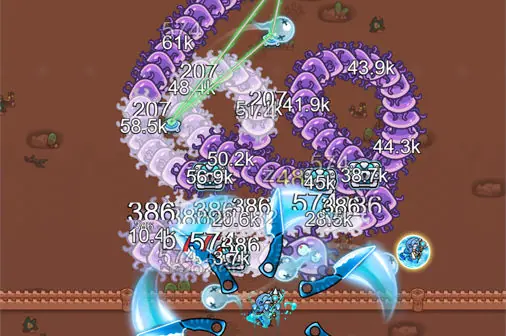 ウイルスを破壊する育成シューティング【アタックウイルス：レスキュー】の画像