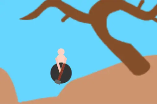 壺おじさんのスクラッチ版【Bad Getting Over IT】の画像