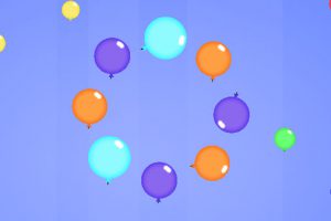 ダーツで風船を割るタイミング射的ゲーム Balloon Pop 2