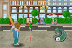 街中でフリーバッティングをするスポーツゲーム：Baseball Smash
