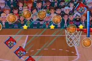 フリースローを1回で決めるネタ系バスケゲーム Basketball Master 2