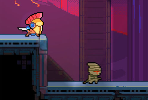 剣闘士が短剣でテレポートする短編アクションゲーム Blink Dagger Zの画像