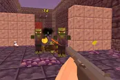 マイクラのゾンビを撃つFPSゲーム【ブロックシューター3D】