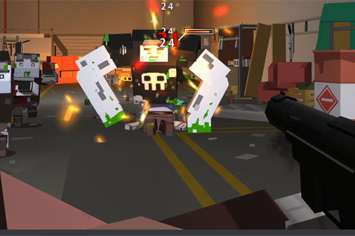 ゾンビ殲滅の無料FPS【ブロックハンター (Blocky Hunter)】の画像