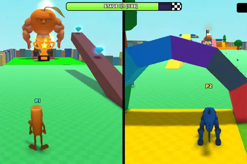 ブレインロットのアスレチックゲーム（2人プレイ可能）【ブレインロット メガ パルクール】の画像