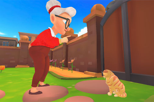 猫とおばあちゃん2