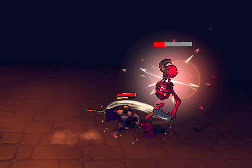 騎士のローグライク風のアクションゲーム【Champions of The Void: Paladin】の画像