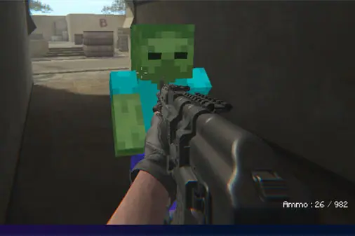 カウンターストライクのマイクラFPS 【カウンタークラフト5】の画像