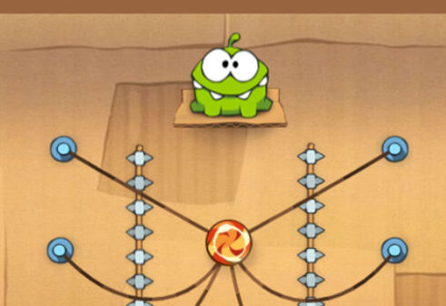 アメを食べさせるパズルゲーム【カットザロープ2】の画像