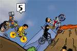 自転車でトリックを決めながら称号を獲得していくレースゲーム：CycloManiacs 