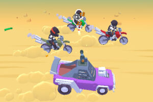 武装カーのガンシューティング【Desert Riders: Car Battle Game】