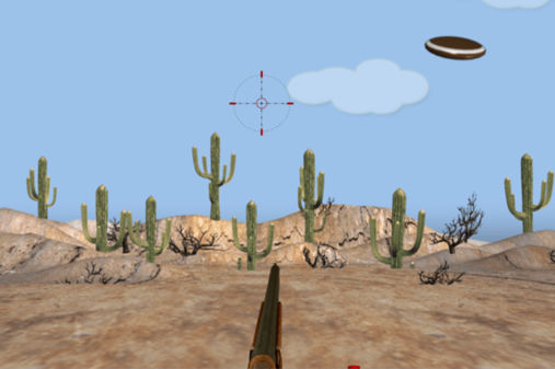 クレー射撃でハイスコアを目指すガンシューティング Desert Skeet アクションゲームの庵