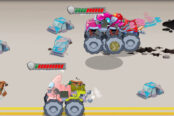 ニコロデオンの乗り物バトルゲーム【デストラクション・トラック・ダービー】