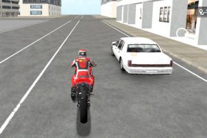 街中でバイクスタントゲーム Drive Bike Stunt Simulator 3D