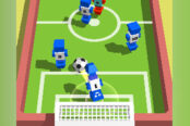 エアホッケー系のサッカーゲーム Flip Goal