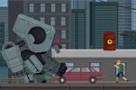 ロボットに乗った清掃員が街を破壊するゲーム FURY OF METAL