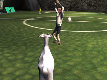 ヤギがゾンビを倒すスコアアタックゲーム GOAT VS ZOMBIESの画像