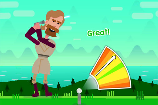 ぶっ飛ばし系のゴルフゲーム【ゴルフ・オービット】の画像