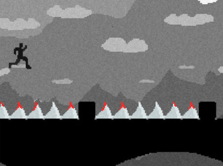 障害物を乗り越える高速ランニングアクションゲーム GRITの画像