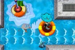 ゴムボートでマジックハンド移動する誘導ゲーム：GUMBALL: SEWER SWEATER SEARCH