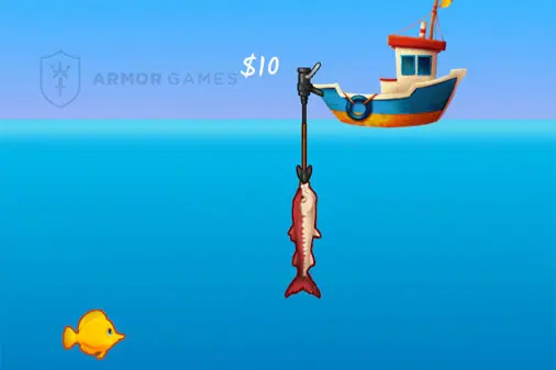 魚を釣り上げる海釣りゲーム【ハープーン ハボック】の画像