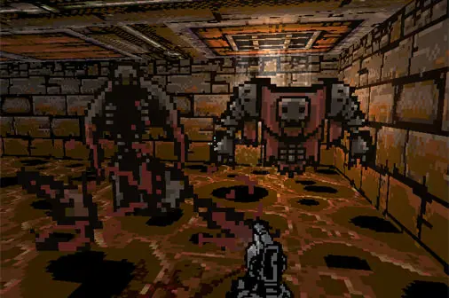 悪魔を退治するレトロFPSゲーム【ヘックスバウンド (Hexbound)】の画像