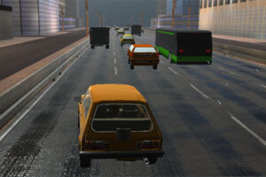 直線道路のドライブゲーム【Highway Racer 2】