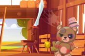 くまの人形を痛めつけるストレス発散ゲーム KICK THE TEDDY BEAR