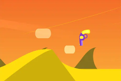 キックバックダッシュの画像