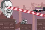巨大ロボットが街中を破壊するアクションゲーム THE RISE AND FALL OF MECHA-PERON
