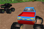 立体コースを滑走する3Dレースゲーム：Monster Race 3D 