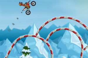 爆発しまくるバイクスタントゲーム【Moto X3M 4 Winter】