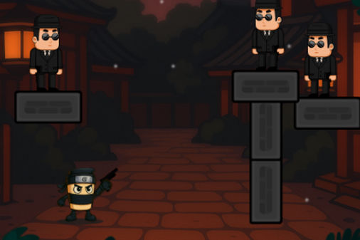 跳弾で敵を倒すブレインロッドのガンアクション【カプチーノ・アサシーノ】の画像