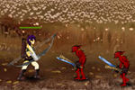 剣士とアーチャーが戦う格闘アクション：Double Edge