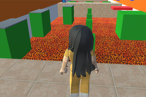 ブロックキャラのパルクールゲーム【エイリアン研究所からの脱出】 の画像