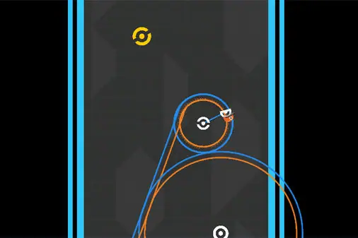 ワンボタンで遊べるワイヤーアクションゲーム【オービットダッシュ】の画像