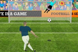 実写でサッカーのPK戦するスポーツゲーム Penalty Shooters 2