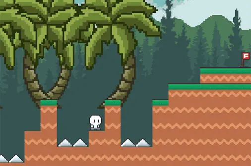 トラップ満載のイライラ系アクション【ピクセルパス2 (Pixel Path 2)】の画像