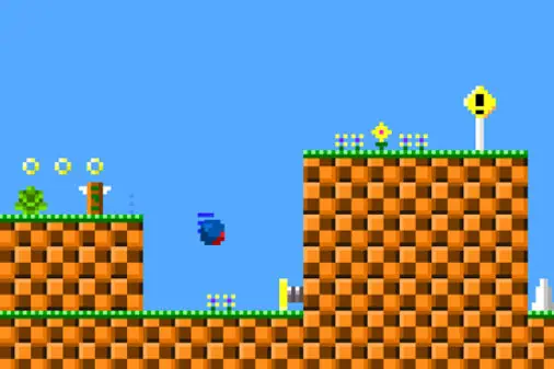 ソニック・ザ・ヘッジホッグの無料ゲーム【ポケットプラットフォーマー】の画像