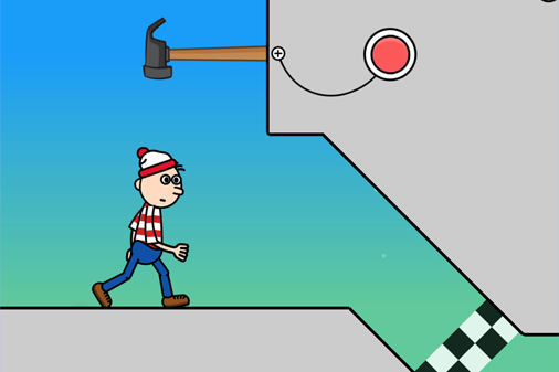 悲惨な少年を導く誘導ゲーム【プア・エディ (Poor Eddie)】の画像