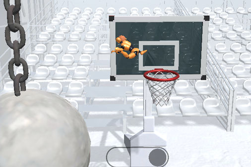 ダンクを決めるバスケゲーム【RAGDOLL MEGA DUNK】の画像