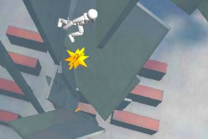 棒人間の人形が飛び降りするネタ系ゲーム Ragdoll Physics: Stickman