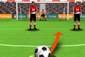 サッカーの試合経過を再現したフリーキックゲーム Real Freekick 3D