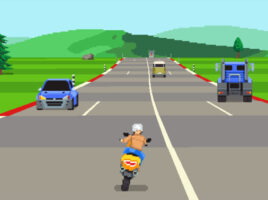 高速道路のツーリングゲーム【Retro Drive Highway】